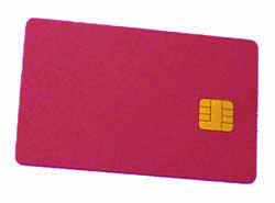 Purple Card - Atmel Card in formato plastico 